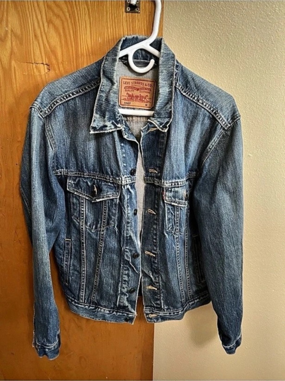 Levi’s 70507 Standard Denim Trucker Jacket Men Size M